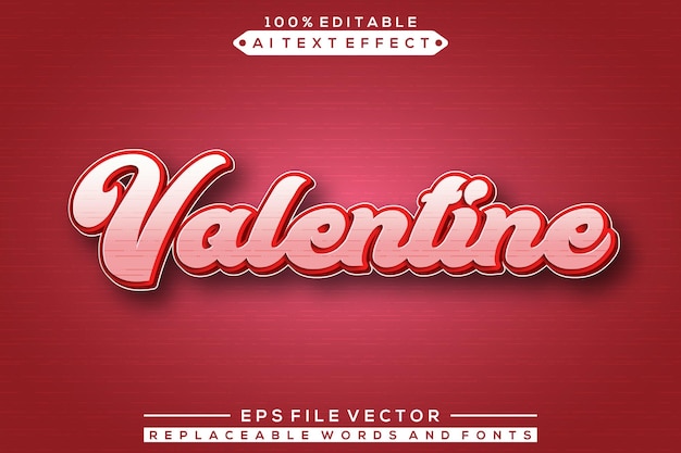 Valentine Text Effect Editable