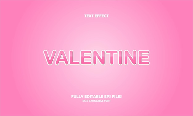 valentine text effect