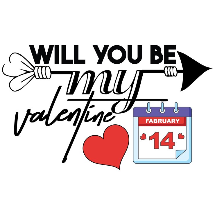 वेक्टर valentine tshirt design
