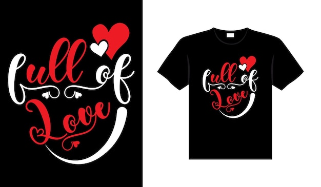 Valentine typografie schattig bruiloft belettering t-shirt design
