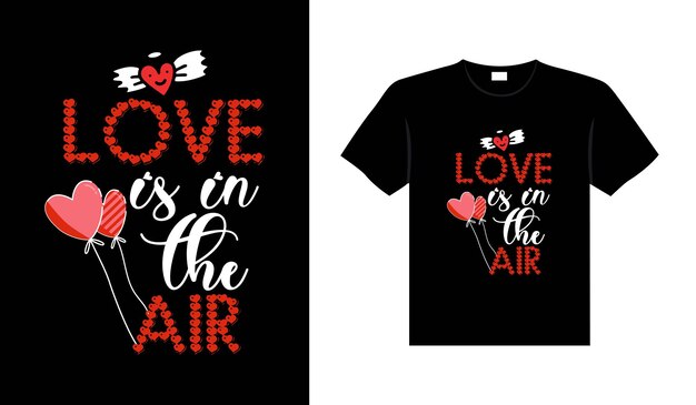 Vector valentine typografie schattig bruiloft belettering t-shirt design