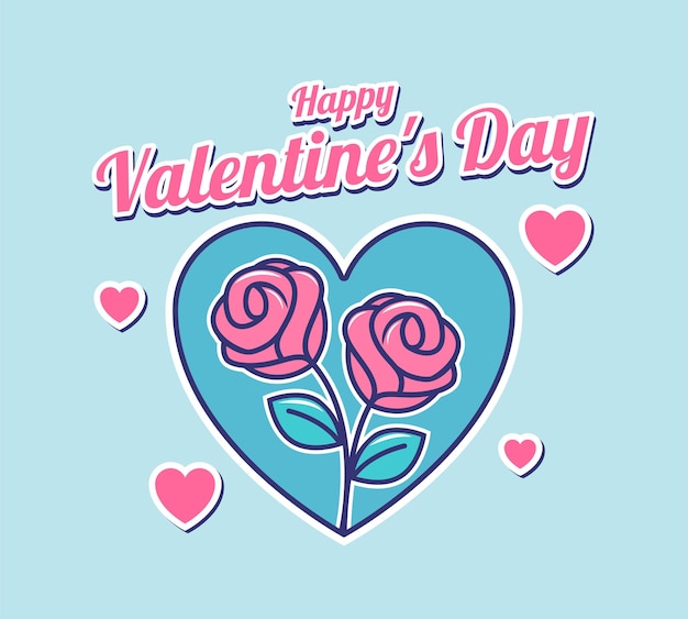 Valentines background with beautiful roses pictures