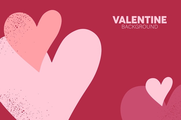 valentines background with pink and red color