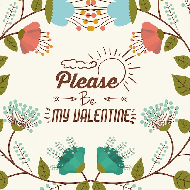 Valentines card design