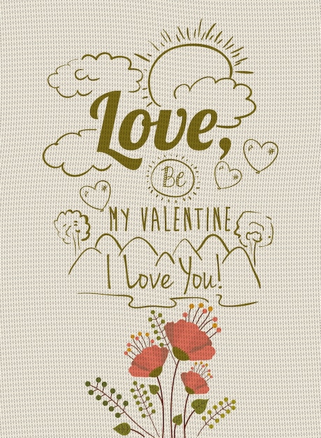 valentines card design