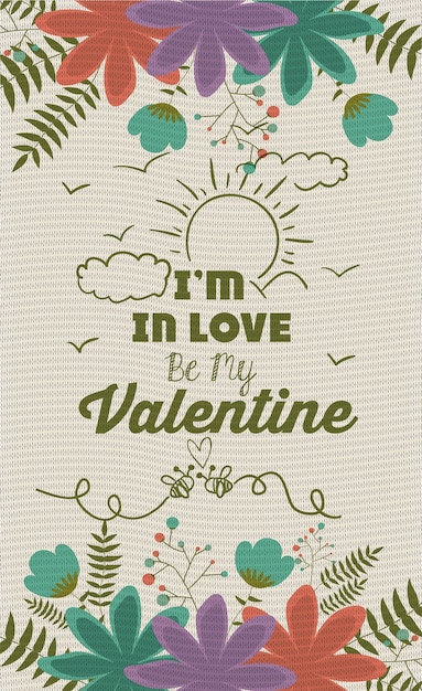 valentines card design