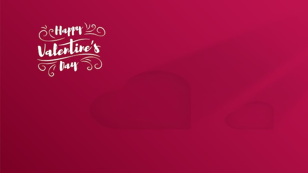 Valentines day background design vector