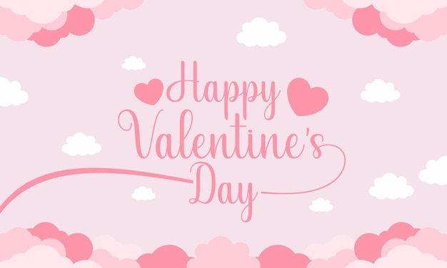 Valentines day background in paper style