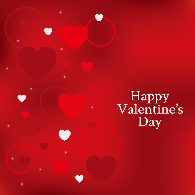 Valentines day background red wedding design