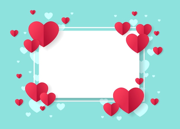 Valentines day background vector illustration