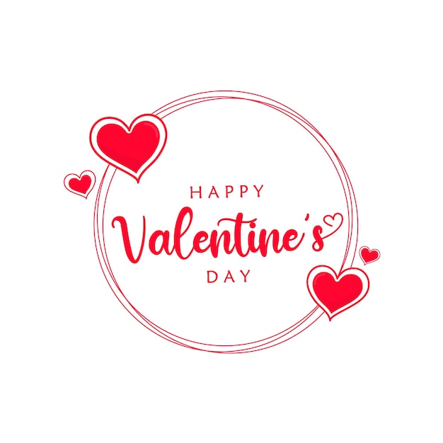 Vector valentines day background with hearts vector