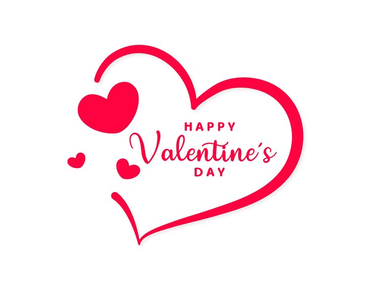 Vector valentines day background with hearts vector