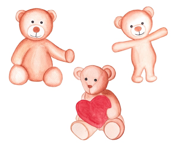 Clipart dell'orso di san valentino, sublimazione dell'orso delle coppie per la maglietta