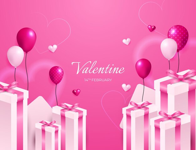 Vector valentines day card design