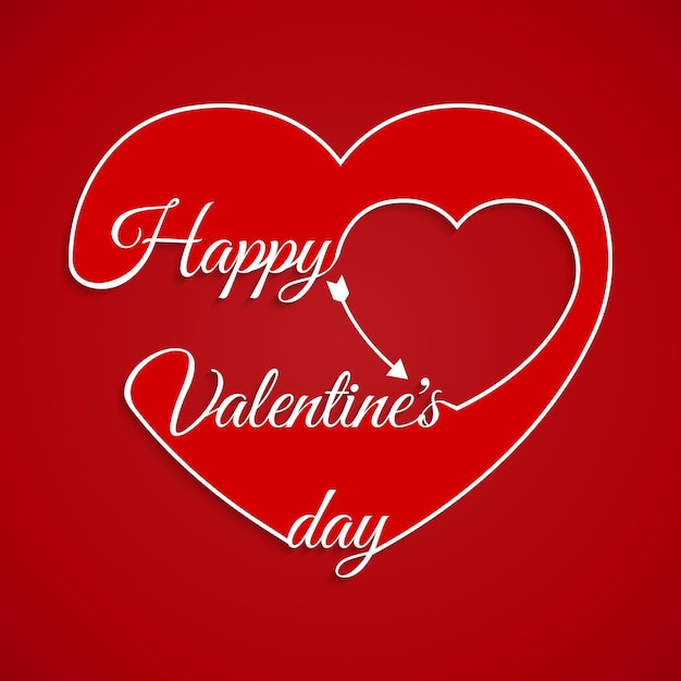 Valentines day card vector background