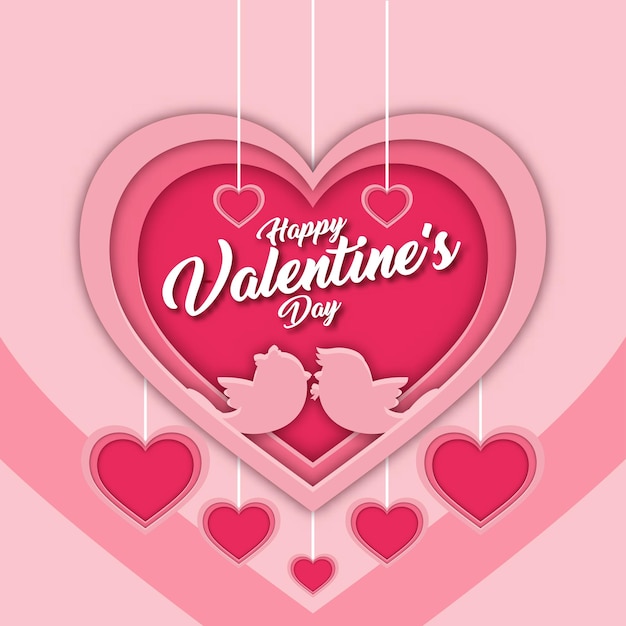 Vector valentines day card