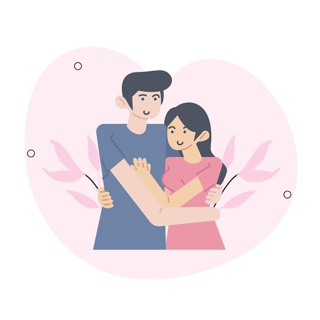 Valentines Day concept isolated person situations Collection of scenes with people celebrating romantic holiday couples on date love relationship Mega set Vector illustration in flat designx9