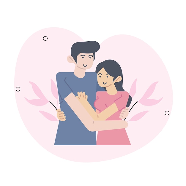 Concetto di san valentino situazioni di persone isolate raccolta di scene con persone che celebrano coppie di vacanze romantiche in data relazione d'amore mega set illustrazione vettoriale in design piattox9