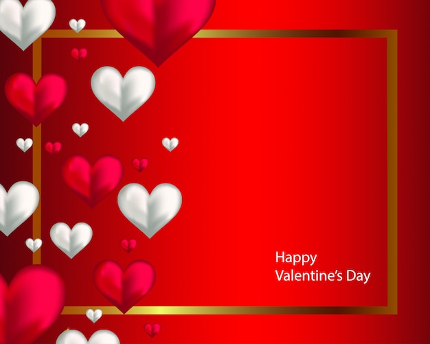 Valentines day greeting card