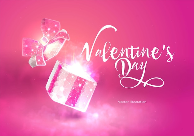 Vector valentines day greeting card