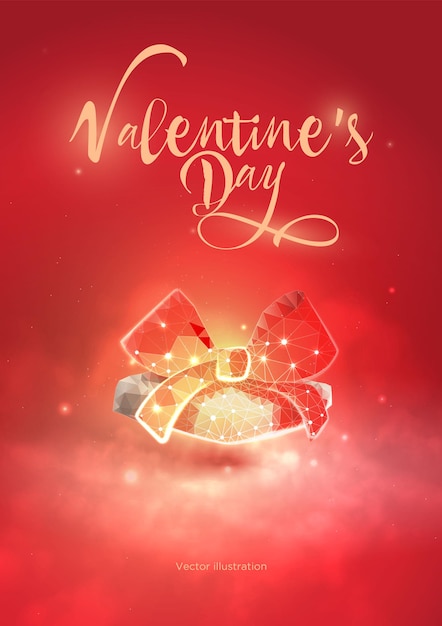 Vector valentines day greeting card