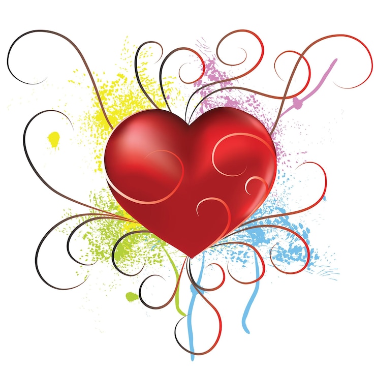 वेक्टर valentines day grunge background