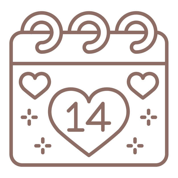 Vector valentines day icon