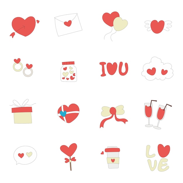 Valentines Day Icons