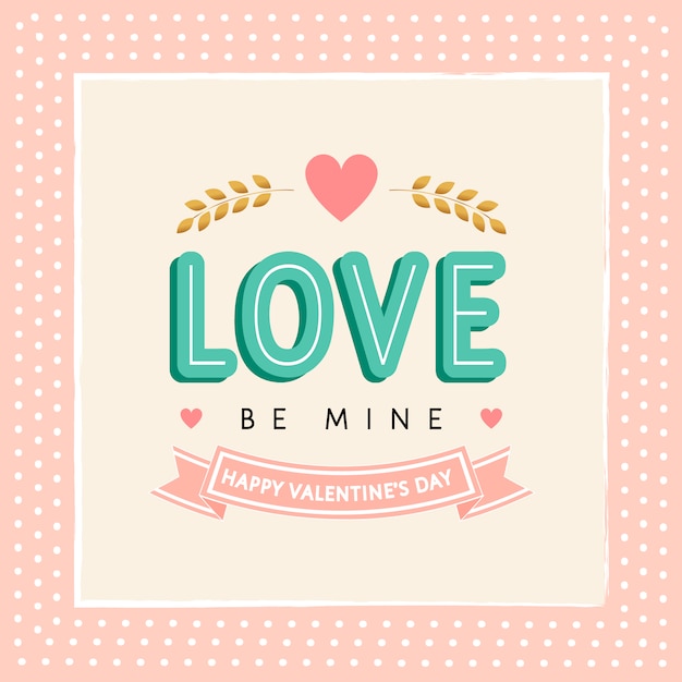 Vector valentines day label set