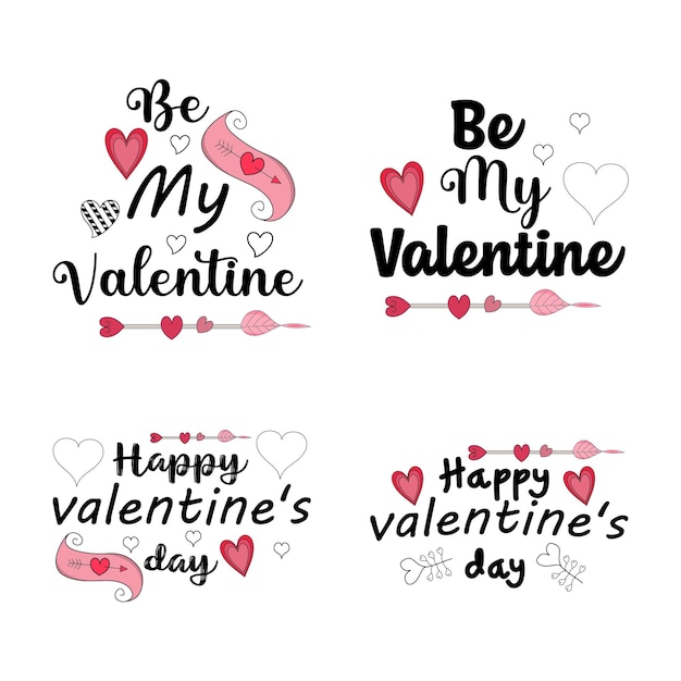 Valentines Day lettering quotes for tshirt