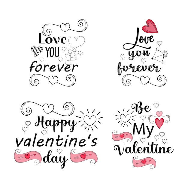 Valentines Day lettering quotes for tshirt