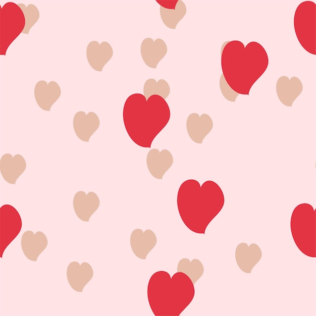 Valentines Day Love Vector Background Pattern Seamless