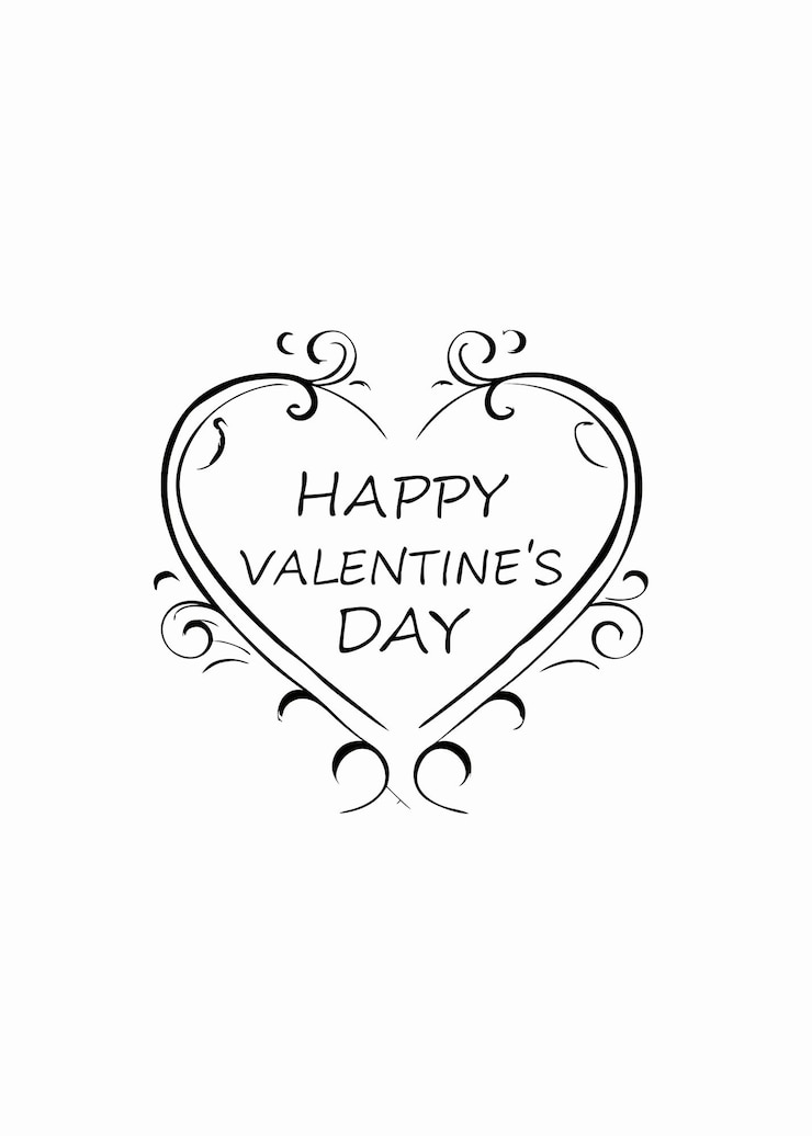 Vector valentines day lovely heart greeting card vector