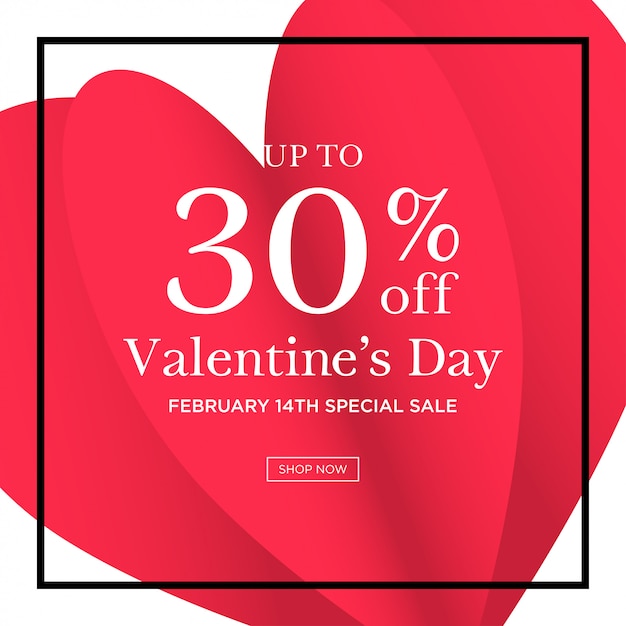 Vector valentines day sale background