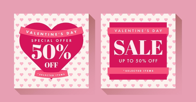 Valentines Day Sale Banner Template