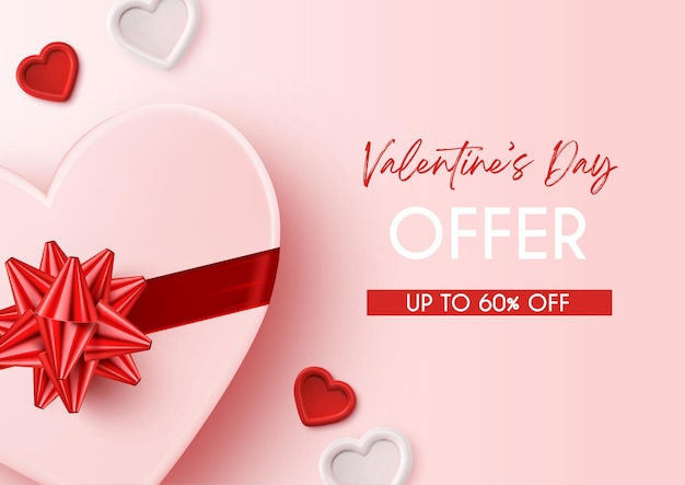 Vector valentines day sales post template