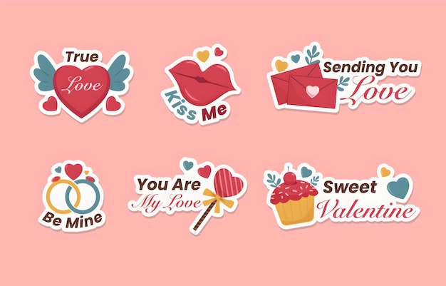 Valentines Day Stickers for Love and Romance