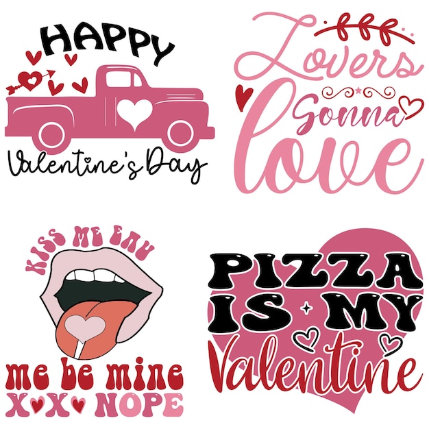 Valentines Day SVG Designs Bundle SVG Design