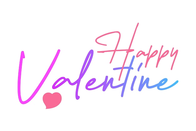 Valentines Day typography handwritten calligraphy text template 18