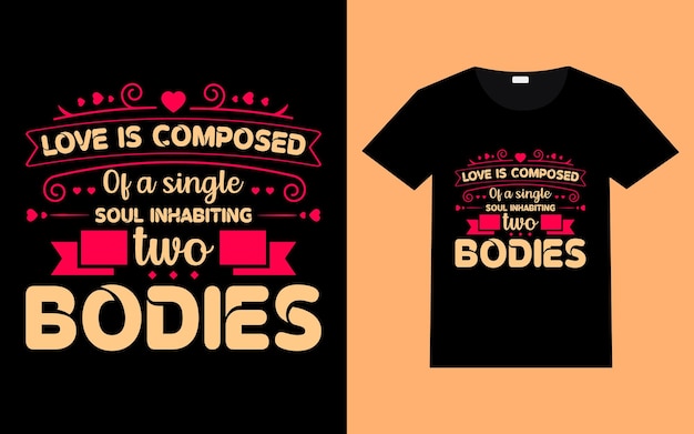 Valentines day typography quotes t shirt design romantic lettering of love