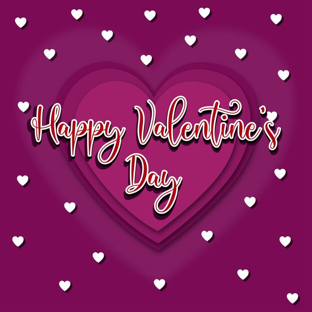 Vector valentines day wish image