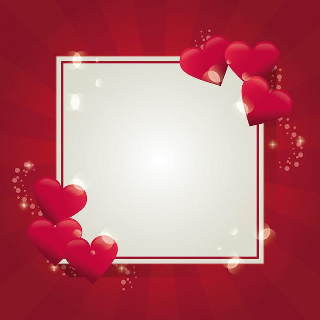 Valentines frame 