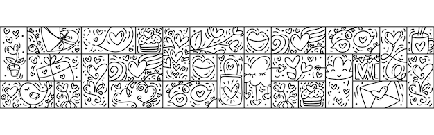 valentines logo vector washi tape seamless pattern border love cake lips heart cloud and bag