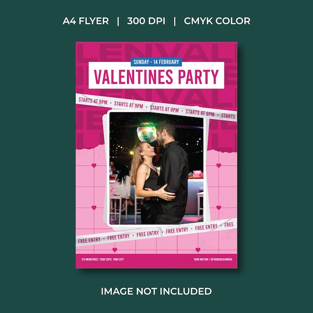 Valentines Party Flyer