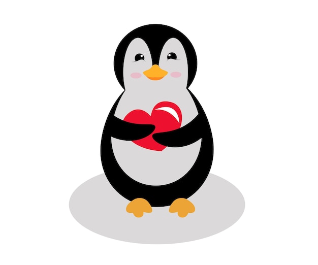 Valentines Pinguïns Clipart