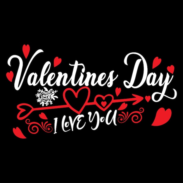 Valentines print ready t-shirt design