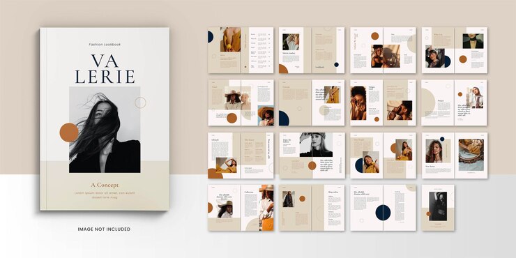 Valerie magazine template