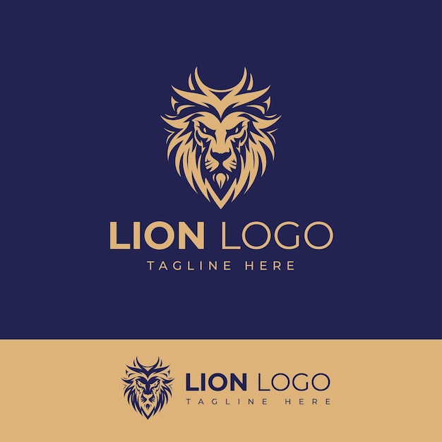 Valiant lion logo design