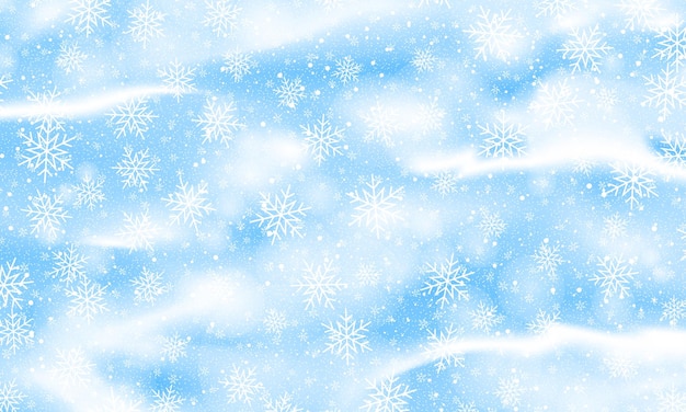 Vallende sneeuw achtergrond Vector illustratie