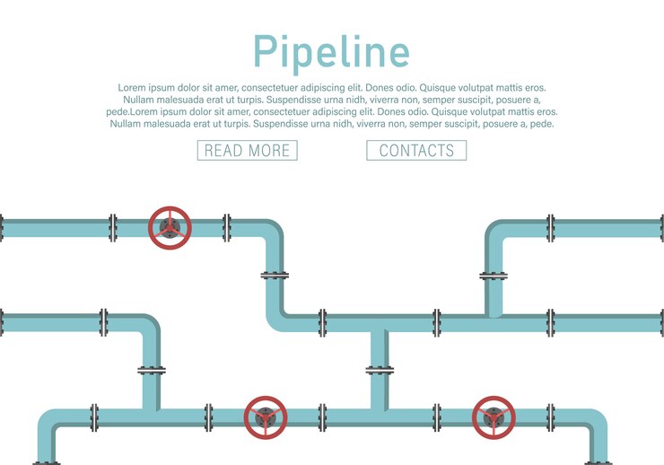 Vector valve, pipe connectors, meters, pipe details  set.